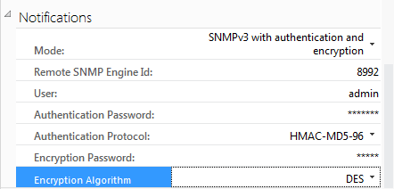 SNMP v3 Traps